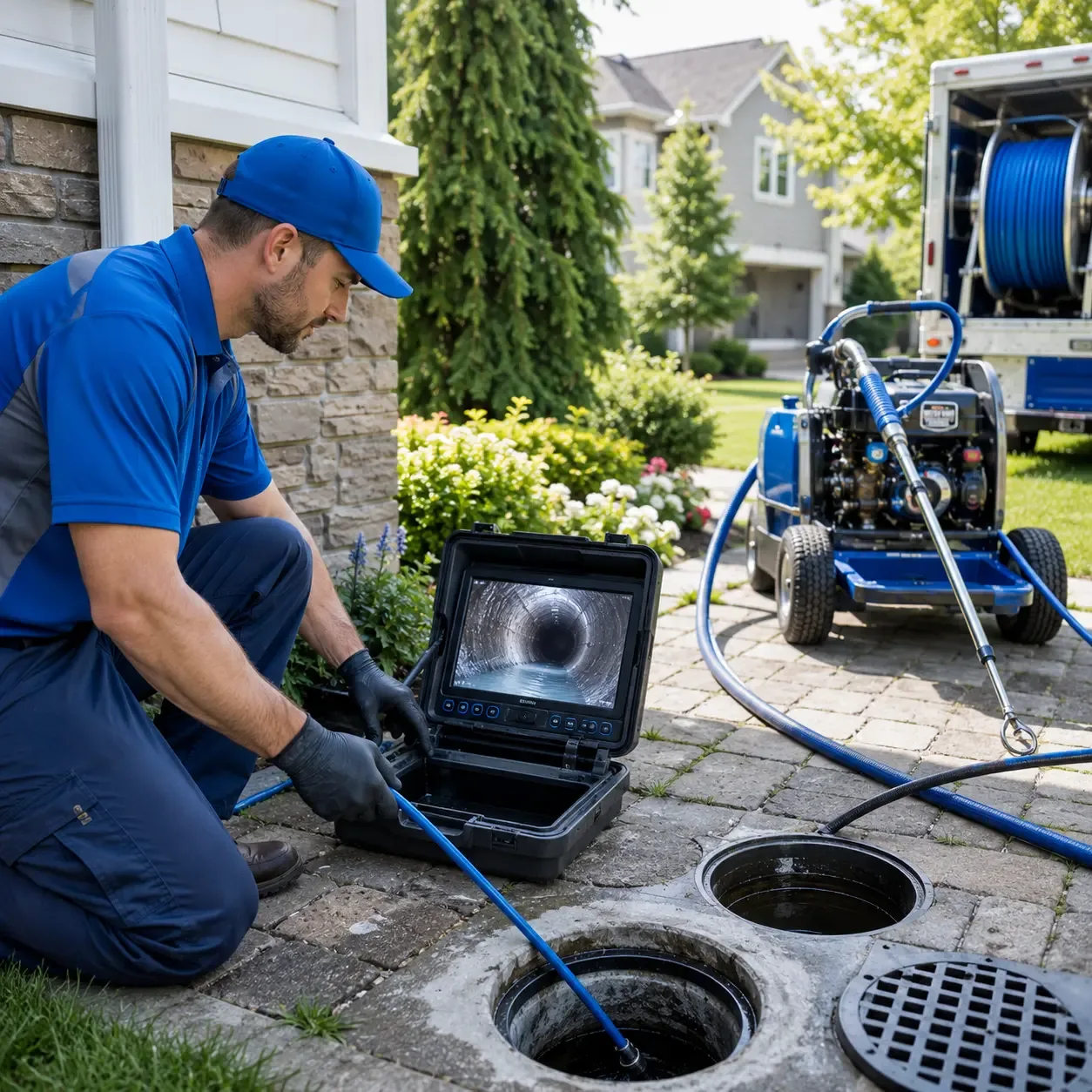 Outdoor drain cleaning professionals serving Hannawa Falls, NY