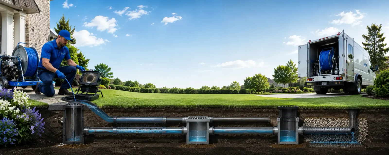 Outdoor drain cleaning information for Hannawa Falls, NY